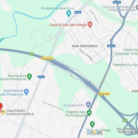 펜션 Casa Feletto Con Parco Vicino Uscita Autostrada E Fiera 포르데노네
